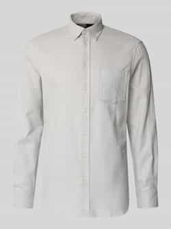 Christian Berg Men Regular fit vrijetijdsoverhemd met borstzak
