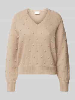 Vila Gebreide pullover met extra brede schouders model 'TULI'