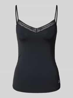 Marc O'Polo Shaped fit top met bandjes en kant