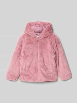 Name It Fleecejack NMFMILA JACKET W HOOD PB