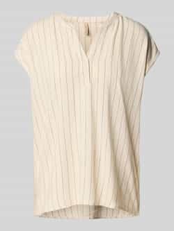 Soyaconcept Regular fit blouseshirt met V-hals model 'POULA'