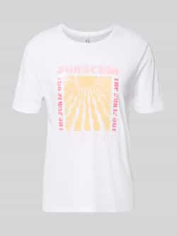 Only Regular fit T-shirt van puur katoen model 'HENNY LIFE'