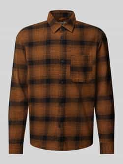 Tom Tailor Denim Regular fit overshirt van puur katoen met ruitmotief