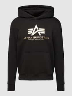 Alpha industries Hoodie met labelprint