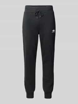 alpha industries Sweatpants met logo en elastische band
