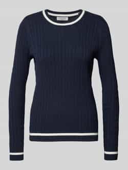 Christian Berg Woman Gebreide pullover met ribboorden