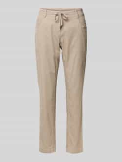 Tom Tailor Korte corduroy broek van katoenmix