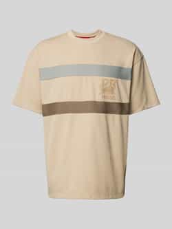 HUGO T-shirt met labelprint model 'Drace' X RB