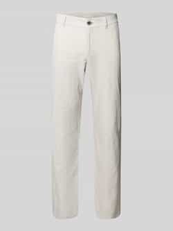 Tom Tailor Denim Slim fit linnen broek met katoen