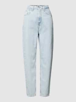 Tommy Jeans Ultra high tapered mom fit jeans met labelstitching