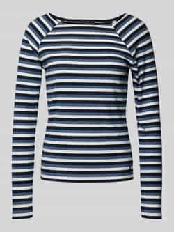 Monari Shirt met lange mouwen en labeldetail