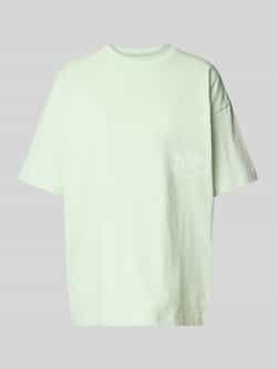 ANOTHER COTTON LAB Oversized T-shirt met labelprint model 'Matcha'
