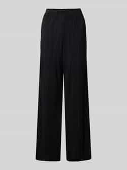 Vila Wide leg stoffen broek met plissévouwen model 'PLISA'