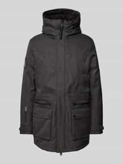 Superdry Parka met labelstitching model 'City Tweed'