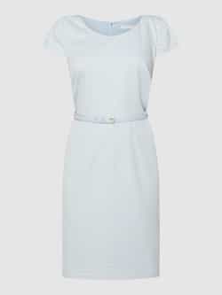 BETTY & CO WHITE Kokerjurk met tailleriem