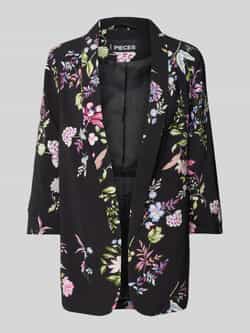 Pieces Regular fit lange blazer met sjaalkraag model 'BOSELLA'