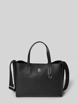 Tommy Hilfiger Tote bag met logo-applicatie van metaal