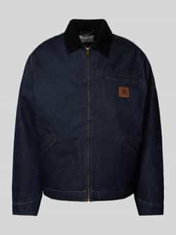 Carhartt Work In Progress Jeansjack met paspelzakken model 'DETROIT'