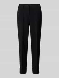 CAMBIO Stoffen broek met vaste pijpboorden model 'KRYSTAL'