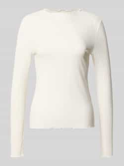 Tom Tailor Denim Slim fit shirt met lange mouwen met viscose