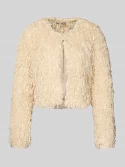 Christian Berg Woman Selection Regular fit blazer met haakjessluiting en ronde hals