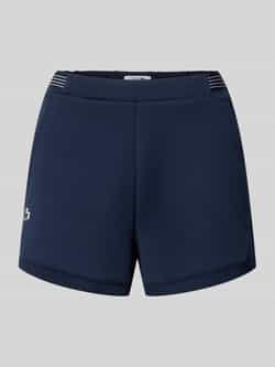 regular fit sweatshorts met logo-applicatie