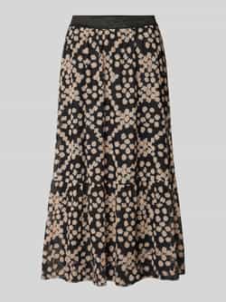 MORE & MORE Midirok met volantzoom