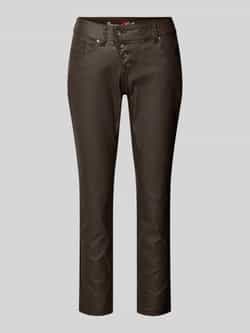 Buena Vista Skinny fit broek in leerlook model 'Malibu'