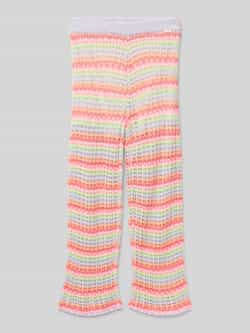 Tom Tailor Gebreide wide leg broek van viscosemix