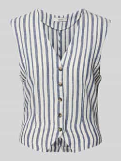 B.Young Linnen gilet met V-hals model 'FALAKKA'