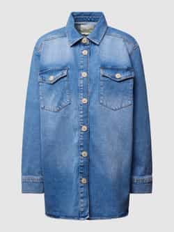 Part Two Oversized jeansjack met liggende kraag