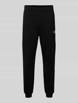 EA7 Emporio Armani Regular fit sweatpants met labelprint