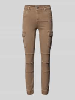 Only Slim fit cargojeans met elastische pijpboord model 'MISSOURI'