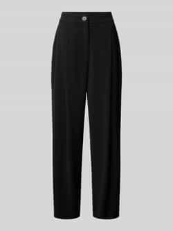 Armani Exchange Tapered fit bandplooibroek met steekzakken