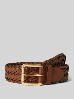 Lauren Ralph Lauren Leren riem in gevlochten look