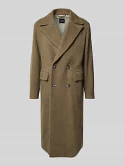 Boss Relaxed fit lange jas van alpacamix model 'CALE'
