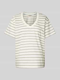 MOS MOSH T-shirt met V-hals model 'NANI'