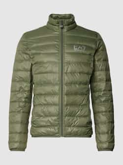 EA7 Emporio Armani Donsjack met labelprint