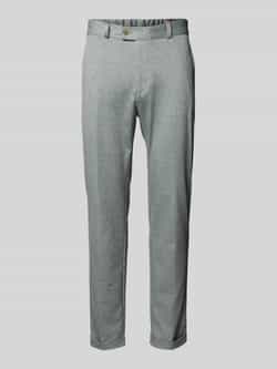 CG Club of Gents Tapered fit stoffen broek met applicaties model 'Clow'