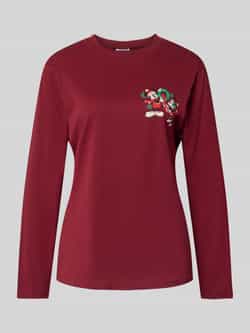 Jake*s Casual Pyjamabovendeel met motiefprint en ronde hals