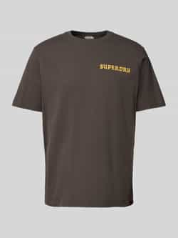 Superdry T-shirt met labelprint model 'TATTOO'