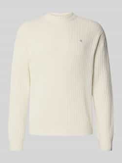 Calvin Klein Jeans Oversized gebreide pullover met ribboorden
