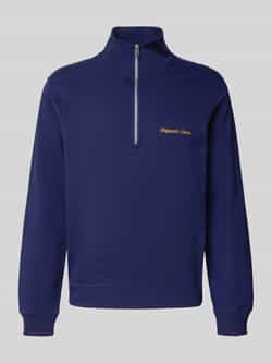 jack & jones Sweatshirt met schipperskraag en labelstitching