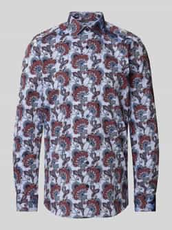 OLYMP Overhemd met lange mouwen Level Five body fit met modieuze print lange mouw