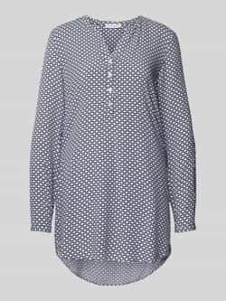 Christian Berg Woman Blouse met fijn all-over motief