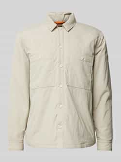 Boss Orange Regular fit overhemdjack met borstzakken model 'Locky'