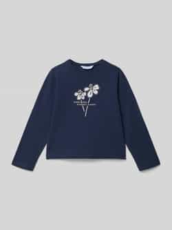 Mayoral Regular fit shirt met lange mouwen en statementprint