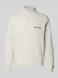 Jack & jones Sweatshirt met schipperskraag en labelstitching