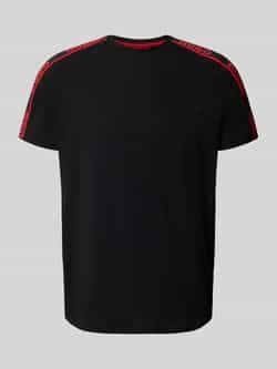 HUGO T-shirt met labelstitching model 'LIAM'