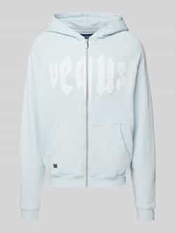 Pequs Mythic Logo Zip-hoodie Hooded vesten Heren sky blue maat: XS beschikbare maaten:XS S M L XL